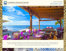 Tablet Screenshot of caribbeanparadisehomes.com